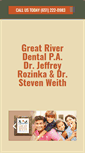 Mobile Screenshot of greatriverdental.com